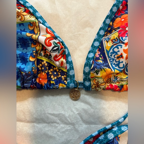 Floral string Bikini Set - Picture 2 of 7